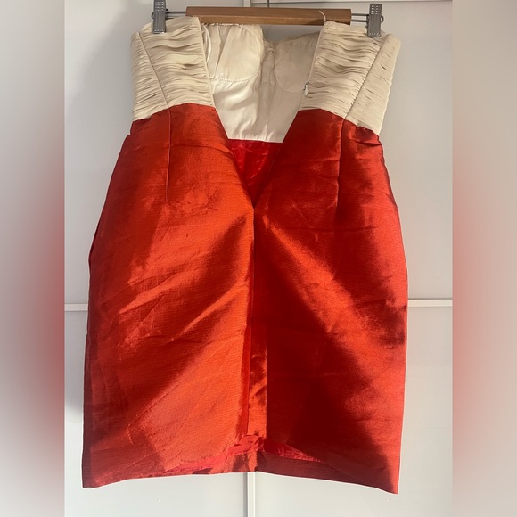 MANGO Strapless Embellished Dress NWT - Picture 3 of 6